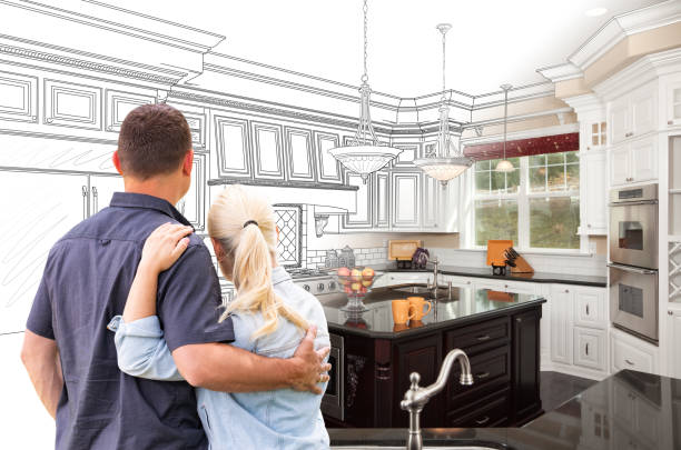 Custom kitchen cabinets installed in a Darwin home